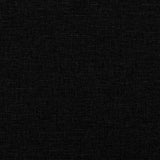 3 Piece Sofa Set with Cushions Black Fabric - Close-Up Angle