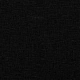 3 Piece Sofa Set with Cushions Black Fabric - Rear View