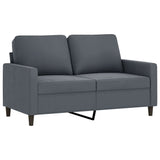 4 Piece Sofa Set with Cushions Dark Grey Velvet - Top-Down View