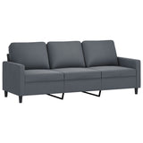4 Piece Sofa Set with Cushions Dark Grey Velvet - 45-Degree Angle