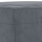 3 Piece Sofa Set with Cushions Dark Grey Velvet