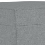 3 Piece Sofa Set with Cushions Light Grey Fabric