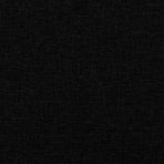 2 Piece Sofa Set with Cushions Black Fabric