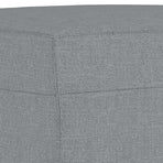 3 Piece Sofa Set with Cushions Light Grey Fabric