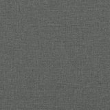3 Piece Sofa Set with Cushions Dark Grey Fabric - Low Angle