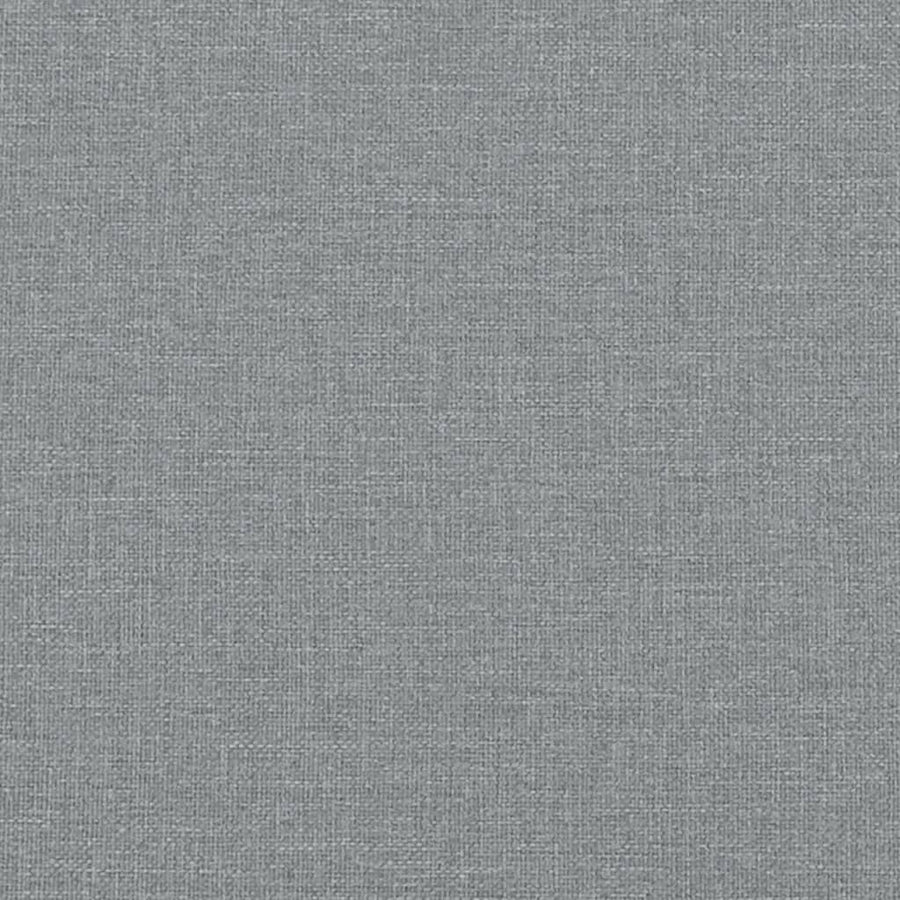 3 Piece Sofa Set with Pillows Light Grey Fabric