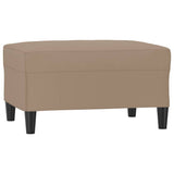 4 Piece Sofa Set with Cushions Cappuccino Faux Leather