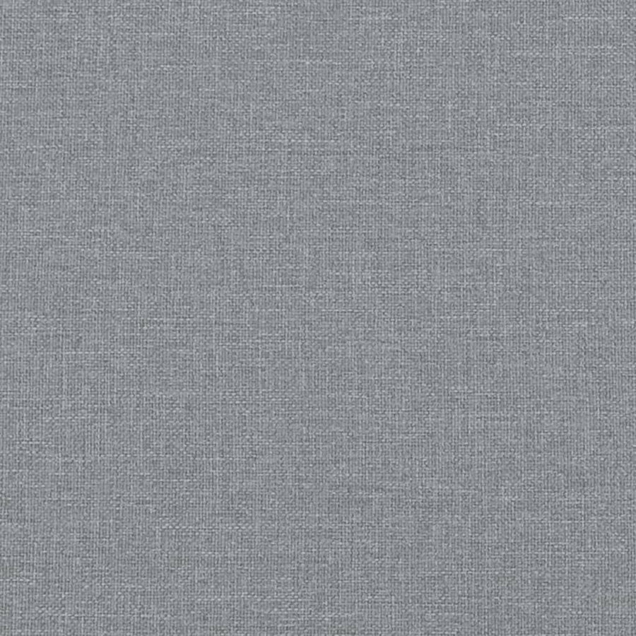 3 Piece Sofa Set with Pillows Light Grey Fabric