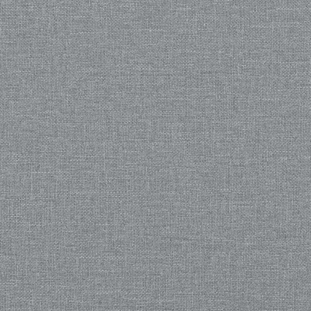 2 Piece Sofa Set with Cushions Light Grey Fabric