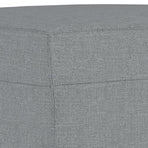3 Piece Sofa Set with Cushions Light Grey Fabric
