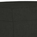 3 Piece Sofa Set with Cushions Black Fabric