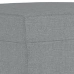 3 Piece Sofa Set with Cushions Light Grey Fabric