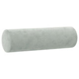 3 Piece Sofa Set with Pillows Light Grey Velvet - Close-Up Angle
