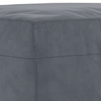 3 Piece Sofa Set with Pillows Dark Grey Velvet