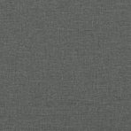 2 Piece Sofa Set with Cushions Dark Grey Fabric