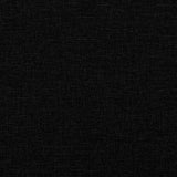 3 Piece Sofa Set with Cushions Black Fabric - Low Angle