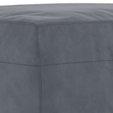 4 Piece Sofa Set with Cushions Dark Grey Velvet - Low Angle