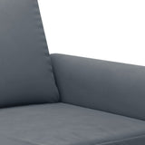 3 Piece Sofa Set with Pillows Dark Grey Velvet
