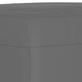 4 Piece Sofa Set with Cushions Dark Grey Microfibre Fabric - Low Angle