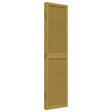 Room Divider 4 Panels Brown Solid Wood Paulownia - 45-Degree Angle