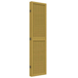 Room Divider 5 Panels Brown Solid Wood Paulownia - 45-Degree Angle