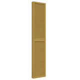 Room Divider 5 Panels Brown Solid Wood Paulownia - 45-Degree Angle