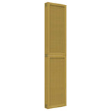 Room Divider 6 Panels Brown Solid Wood Paulownia - 45-Degree Angle