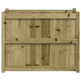 Garden Planter 90x50x70 cm Impregnated Wood Pine - 45-Degree Angle