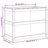 Garden Planter 90x50x70 cm Impregnated Wood Pine