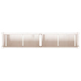 Garden Planter White 150x31x31 cm Solid Wood Pine