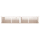 Garden Planters 2 pcs White Solid Wood Pine