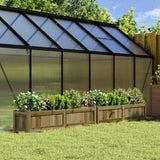 Garden Planters 2 pcs Impregnated Wood Pine