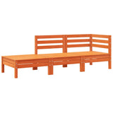 Garden Sofa with Cushions and Footstool 3-Seater - Top-Down View