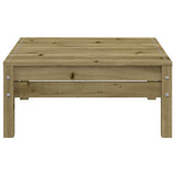 Garden Sofa with Cushions and Footstool 2-Seater