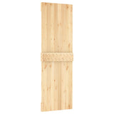 Sliding Door with Hardware Set 70x210 cm Solid Wood Pine - 45-Degree Angle