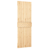 Sliding Door with Hardware Set 70x210 cm Solid Wood Pine - 45-Degree Angle