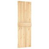 Sliding Door with Hardware Set 70x210 cm Solid Wood Pine - 45-Degree Angle