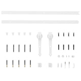 Sliding Door with Hardware Set 80x210 cm Solid Wood Pine - Extra Image