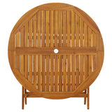 5 Piece Garden Dining Set Solid Wood Acacia - Extra Image