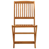5 Pieces Garden Dining Set Solid Wood Acacia