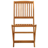 5 Pieces Garden Dining Set Solid Wood Acacia - 45-Degree Angle
