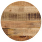 Table Top ?50x1.5 cm Round Solid Wood Rough Mango