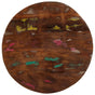 Table Top Ø 50x1.5 cm Round Solid Wood Reclaimed