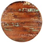 Table Top Ø 70x2.5 cm Round Solid Wood Reclaimed