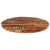 Table Top Ø 70x2.5 cm Round Solid Wood Reclaimed