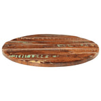 Table Top Ø 70x2.5 cm Round Solid Wood Reclaimed