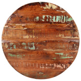 Table Top ?80x1.5 cm Round Solid Wood Reclaimed