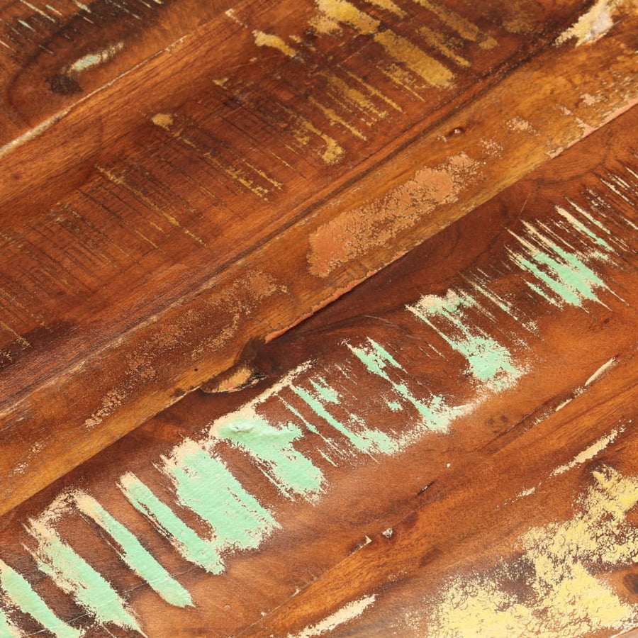 Table Top ?80x1.5 cm Round Solid Wood Reclaimed