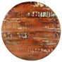 Table Top Ø 80x2.5 cm Round Solid Wood Reclaimed