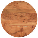 Table Top Ø60x3.8 cm Round Solid Wood Acacia